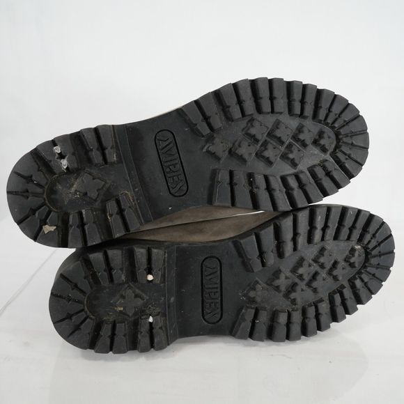 AVIREX USA Women's Hiking Boots Gray Suede Leather Top Upper AVB30032-06 Size 6 - Picture 10 of 14